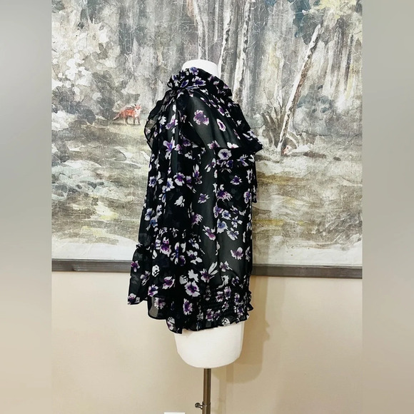 MISA Los Angeles Lillie Neck Tie Top Size Small NWOT $246 - Picture 12 of 16